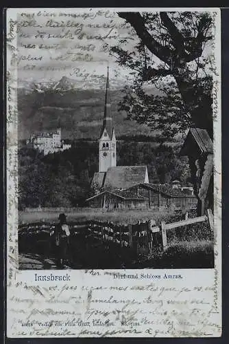 AK Innsbruck, Dorf und Schloss Amras