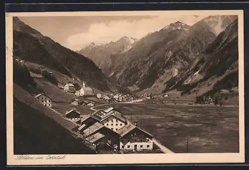AK Sölden im oetztal, Teilansicht mit Strassenpartie