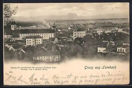 AK Lambach, Teilansicht mit Stift