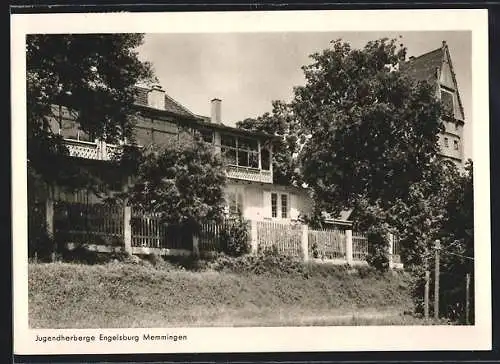 AK Memmingen, Aussenansicht der Jugendherberge Engelsburg