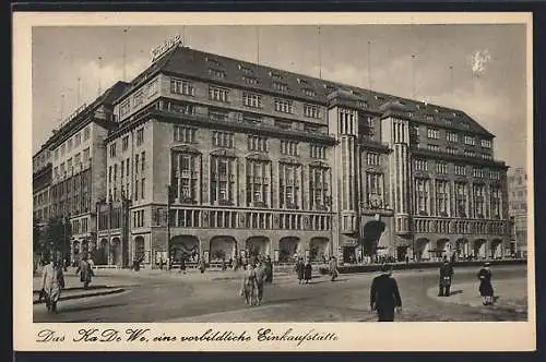 AK Berlin-Schöneberg, Ka De We, Tauntzienstrasse
