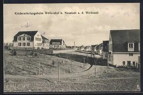 AK Wöllershof b. Neustadt, Ortspartie mit Kindererholungsheim