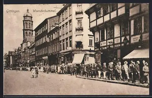 AK Göttingen, Weenderbummel in der Weenderstrasse