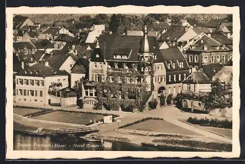 AK Traben-Trarbach / Mosel, Hotel Clauss-Feist mit Umgebung