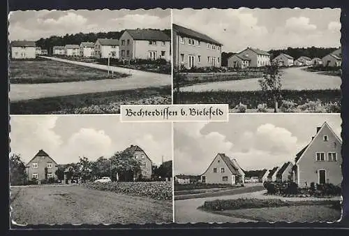 AK Bechterdissen b. Bielefeld, Strassenpartien der Ortschaft