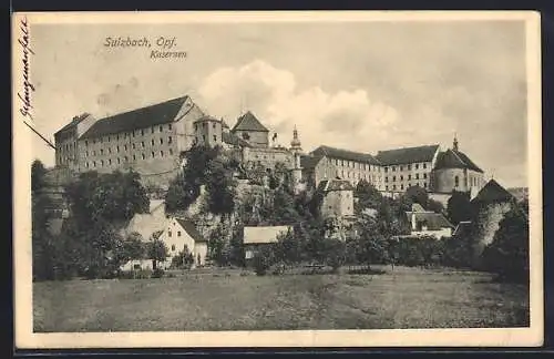 AK Sulzbach / Obpf., Blick auf die Kasernen