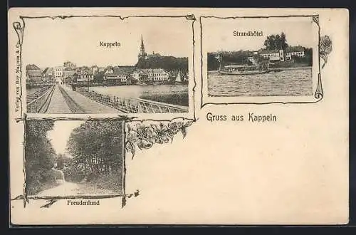 AK Kappeln / Schlei, Standhotel und Freudenlund