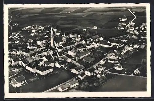 AK Velden /Vils, Luftaufnahme der Ortschaft