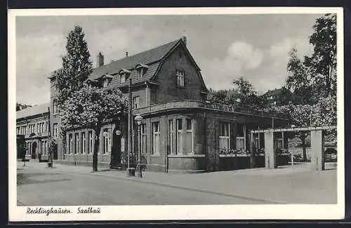 AK Recklinghausen, Partie am Saalbau