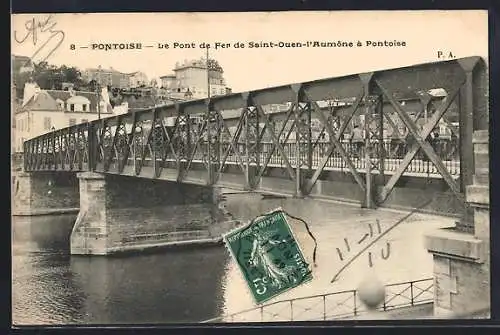 AK Pontoise, Le Pont de Fer de Saint-Ouen-l`Aumône à Pontoise