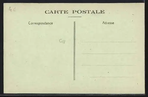 AK Pontoise, La Rue Thiers et vue sur l`église au fond
