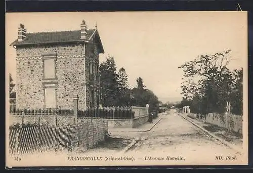 AK Franconville, L`avenue Hamelin