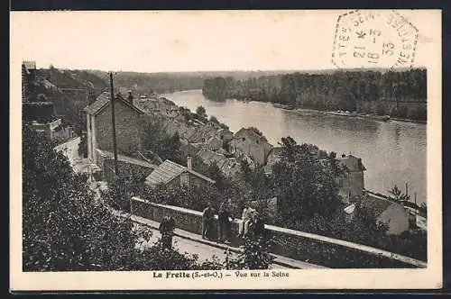 AK La Frette, Vue sur la Seine
