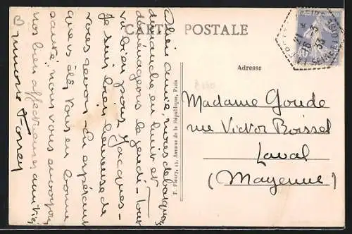 AK La Frette, Vue sur la Seine