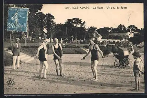 AK L`Isle-Adam, La Plage, Un peu de Sport