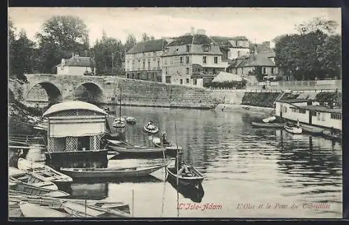 AK L`Isle-Adam, L`Oise et le Pont du Cabouillet