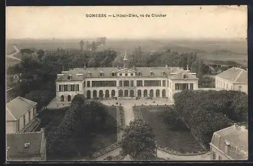 AK Gonesse, L`Hôtel-Dieu, vu du Clocher