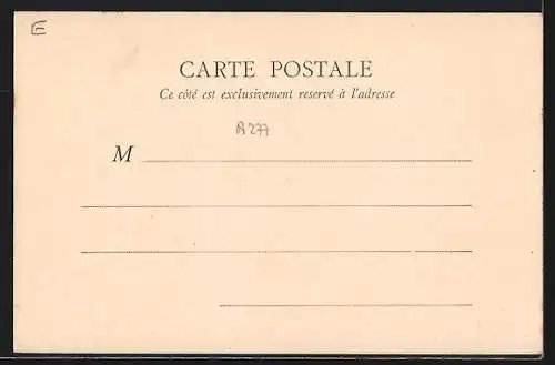 AK Noisy-sur-Oise, Rue tranquille bordée d`arbres et maisons anciennes