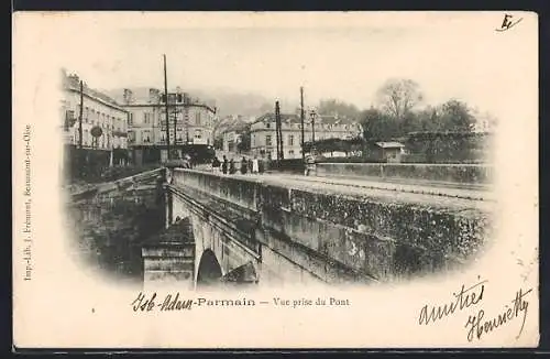 AK Parmain, Vue prise du Pont