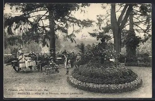 AK Presles, Hôtel de la Terrasse, Maison Langlois