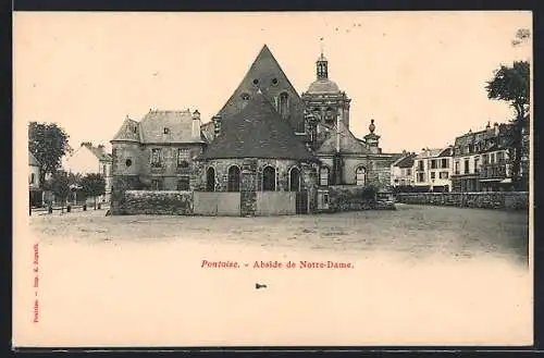 AK Pontoise, Abside de Notre-Dame