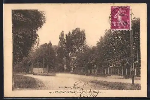 AK Ermont-Cernay, Allée des Marronniers
