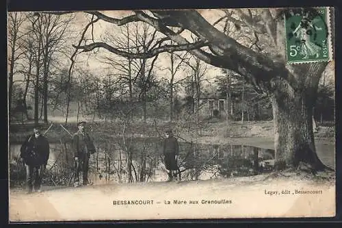 AK Bessancourt, La Mare aux Grenouilles