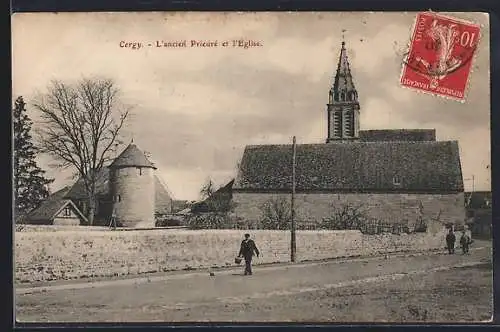 AK Cergy, L`ancien Prieuré et l`Église