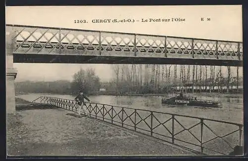 AK Cergy, Le Pont sur l`Oise