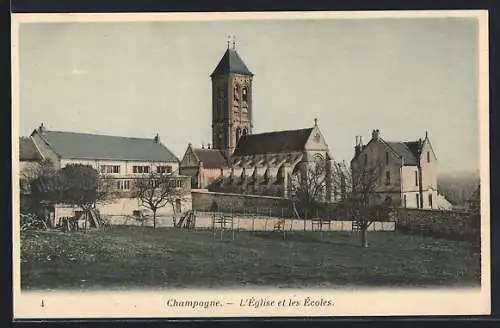 AK Champagne, L`église et les écoles