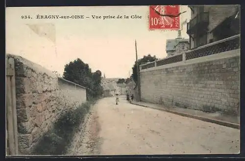 AK Éragny-sur-Oise, Vue prise de la Côte