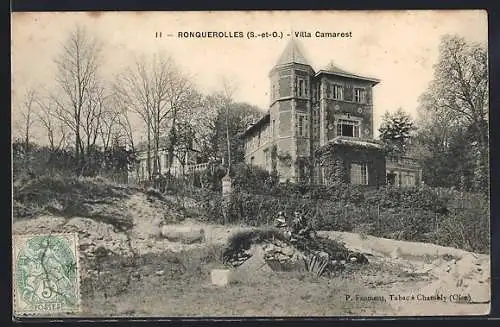 AK Ronquerolles, Villa Camarest entourée d`arbres
