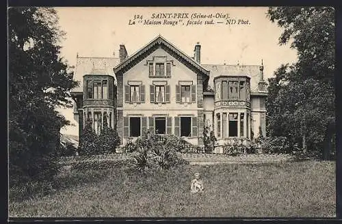 AK Saint-Prix, La Maison Rouge, facade sud