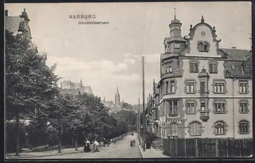 AK Marburg, Universitätsstrasse, Schloss
