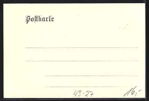 AK Hamburg, Milchmann mit Hundegespann und Vierländerin mit Blumenkorb