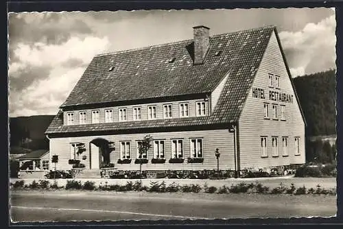 AK Altenau / Harz, Hotel und Restaurant Gemkenthal bei der Okertalsperre, Inh. Emma Moock
