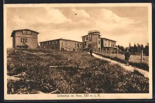 AK Stöberhai im Harz, Berghotel Stöberhai, Inh. Leo Wernsdörfer