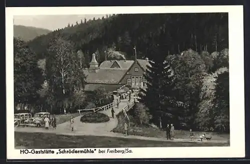 AK Freiberg / Sachsen, HO-Gaststätte Schrödermühle