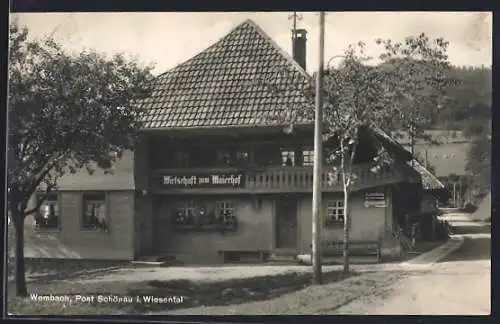 AK Wembach / Schönau, Gasthaus Wirtschaft zum Maierhof