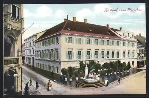 AK Lörrach, Gasthaus zum Hirschen