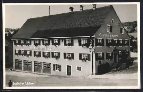 AK Jestetten, Gasthaus zum Löwen aus der Vogelschau