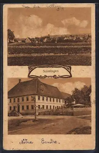 AK Sulmingen, Strassenpartie, Ortsansicht