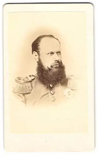 Fotografie Portrait Karl Friedrich Alexander, Karl der dritte König von Württemberg in Uniform mit Orden