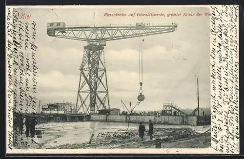AK Kiel, Riesenkrahn auf Howaldtwerke