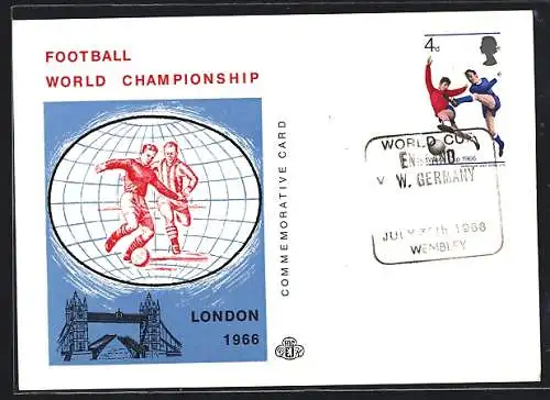 AK London, Football World Championship 1966, Commemorative Card