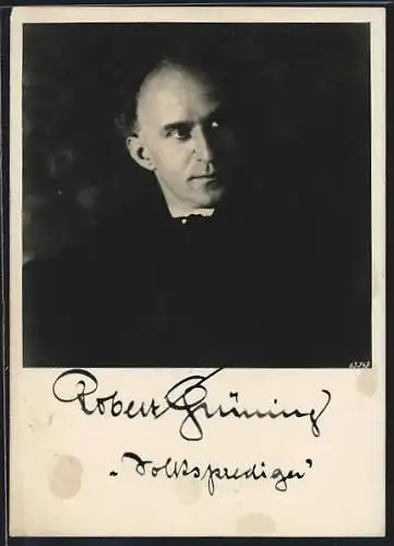 AK Volksprediger Robert Grüning im Porträt