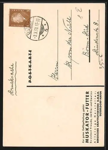 AK Muskator-Futter, Zwei finstere Burschen sprengten hier gesetzeswidrig die Tür...