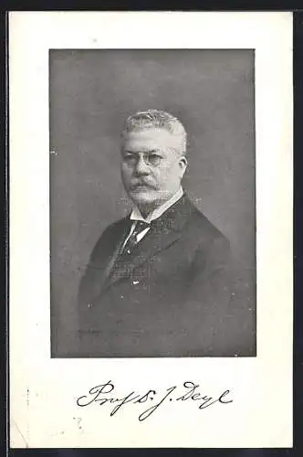 AK Der Arzt Prof. Jan Deyl mit Kneifer