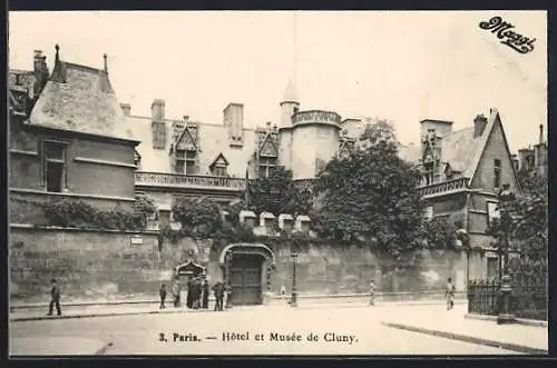 AK Paris, Hôtel et Musée de Cluny, Reklame für Maggi
