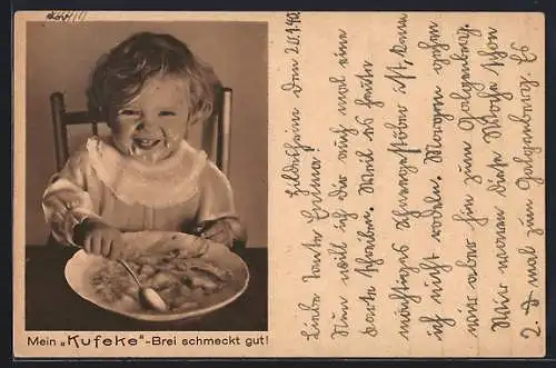 AK Reklame für Kufeke-Brei
